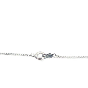 Cadge Modernist Japanese Saltwater Akoya Pearl Choker Necklace- Sterling Silver 15 Inch