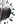 Sunburst Atomic Japanese Saltwater Akoya Pearl Brooch- Sterling Silver