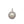 Round Japanese Saltwater Cultured Akoya Retro Pendant- Sterling Silver