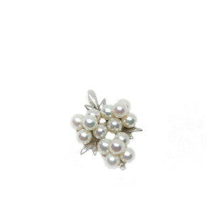 Front Tasaki Pearl Designer Akoya Saltwater Cultured Pearl Pendant- Sterling Silver