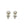 Serenade Akoya Saltwater Cultured Seed Pearl Screwback Earrings- 14K White Gold