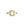 Art Nouveau Triple Japanese Saltwater Akoya Cultured Pearl Ring- 10K Yellow Gold Size 8 1/2