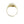 Art Nouveau Triple Japanese Saltwater Akoya Cultured Pearl Ring- 10K Yellow Gold Size 8 1/2
