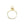 Petite Retro Vintage Japanese Saltwater Akoya Cultured Pearl Ring- 14K Yellow Gold Size 4