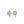 Antique Art Deco Engraved Akoya Saltwater Cultured Pearl Pierced Hook Earrings- Sterling Silver