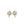 Antique Art Deco Engraved Akoya Saltwater Cultured Pearl Pierced Hook Earrings- Sterling Silver
