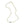 Semi-Baroque Vintage Japanese Saltwater Cultured Akoya Pearl Necklace - 10K White Gold 18 Inch