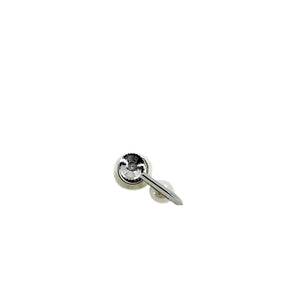Double Pearl Vintage Japanese Akoya Saltwater Cultured Pearl Screwback Earrings- Sterling Silver