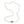Square Mid-Century Vintage Japanese Saltwater Cultured Akoya Pearl Necklace - Sterling Silver 16.50 Inch