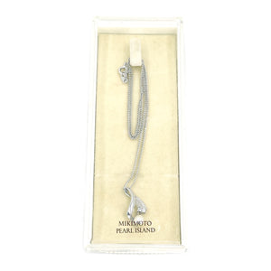 Mikimoto Pearl Island Japan Saltwater Akoya Cultured Pearl Vintage Necklace Designer- Original Box