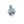 Cluster Leaf Blue Japanese Saltwater Akoya Cultured Pearl Vintage Ring- Sterling Silver Adjustable