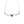 Van Dell Boho Leaf Japanese Cultured Akoya Pearl Pendant Chain Choker- Sterling Silver 15.50 Inch