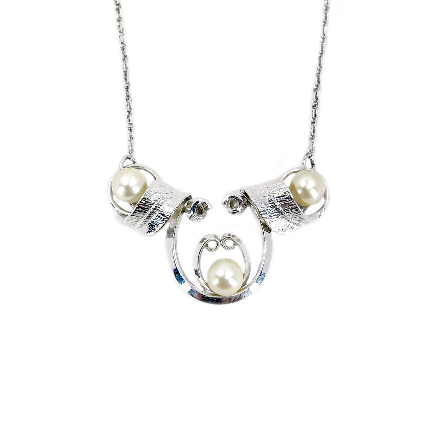 UNOde50 Leather & Silver Necklace With Pearl – Handcrafted Spanish Jewelry For Women