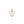 Petite Mid Century Heart Japanese Saltwater Akoya Pearl Vintage Pendant- 10K Yellow Gold