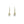 Lever Back Vintage Modern Akoya Saltwater Cultured Pearl Pierced Earrings- 14K Yellow Gold
