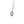 Calla Lilly Modernist Japanese Cultured Akoya Pearl Vintage Pendant Necklace- Sterling Silver 16.50 Inch