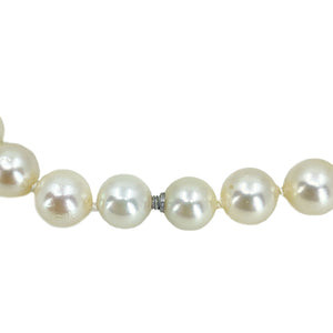Invisible Clasp Japanese Saltwater Akoya Cultured Pearl Vintage Bracelet