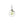 Modernist Cream Yellow Japanese Saltwater Cultured Akoya Vintage Charm Pendant- Sterling Silver