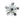 Modernist Atomic Floral Vintage Japanese Saltwater Akoya Cultured Pearl Brooch- Sterling Silver