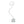 Geometric Modernist Japanese Cultured Akoya Pearl Vintage Pendant Necklace- Sterling Silver 20 Inch