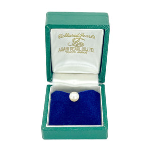 Asahi Vintage Japanese Saltwater Akoya Cultured Pearl Tie Tac- 14K Yellow Gold
