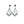 Cadge Drop Amita Japan Black Enamel Akoya Saltwater Cultured Pearl Screwback Earrings- Sterling Silver