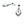 Cadge Drop Amita Japan Black Enamel Akoya Saltwater Cultured Pearl Screwback Earrings- Sterling Silver