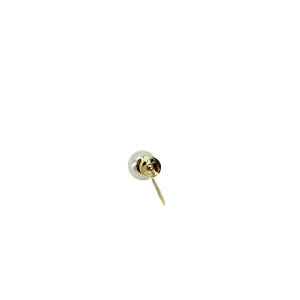 Vintage Mikimoto Solitaire Akoya Saltwater Cultured Pearl Screwback Earrings- 14K Yellow Gold