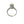 Solitaire Six Prong Japanese Saltwater Akoya Cultured Pearl Ring- Sterling Silver Sz 5.50