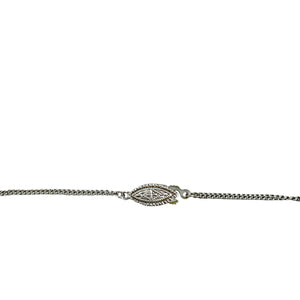 Three Pearl Cluster Vintage Japanese Cultured Akoya Modernist Pendant Necklace- Sterling Silver 17 Inch