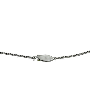Three Pearl Cluster Vintage Japanese Cultured Akoya Modernist Pendant Necklace- Sterling Silver 17 Inch