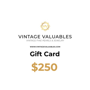 Vintage Valuable Pearl Gift Card