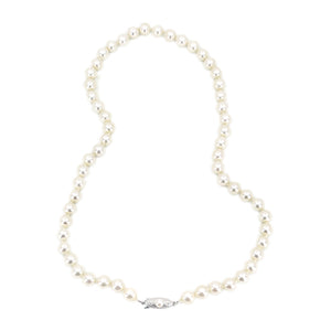 Mikimoto Graduated Japanese Cultured Akoya Pearl Vintage Strand - 10K White Gold 16 Inch